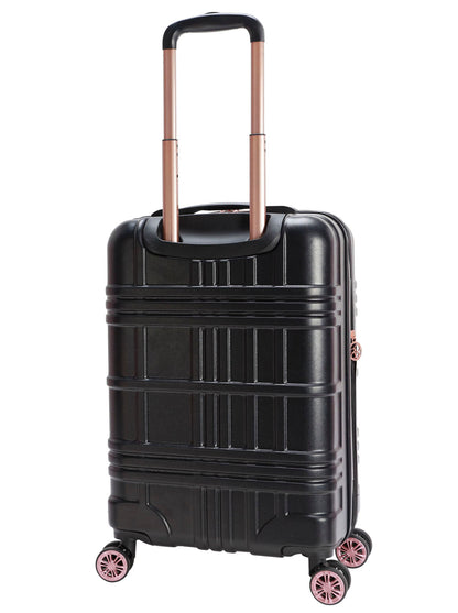 Jewel Plaid Luggage Collection in Black | Jessica Simpson Home