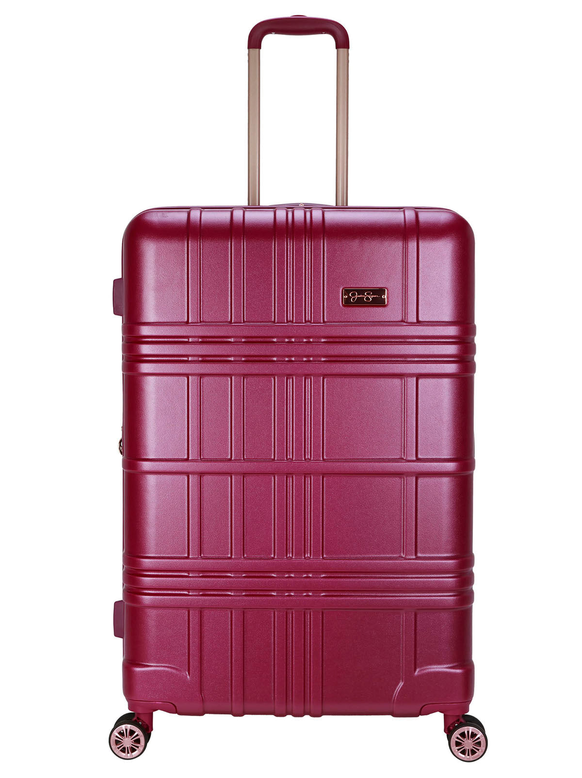 Jewel Plaid Luggage Collection in Violet | Jessica Simpson Home