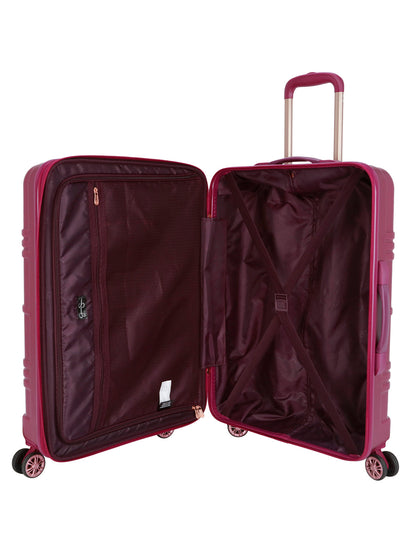 Jewel Plaid Luggage Collection in Violet | Jessica Simpson Home