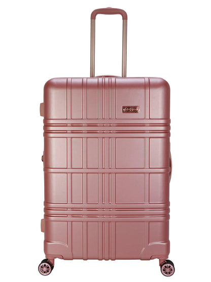 Jewel Plaid Luggage Collection in Rose Gold | Jessica Simpson Home