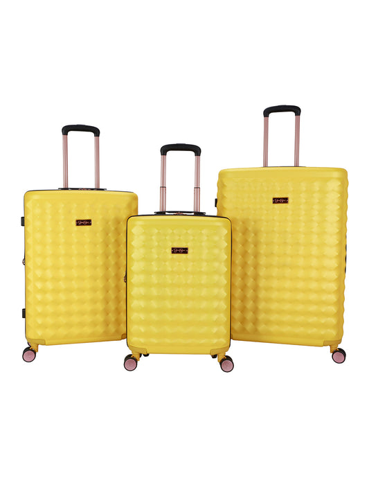 Vibrance Luggage Collection in Yellow | Jessica Simpson Home