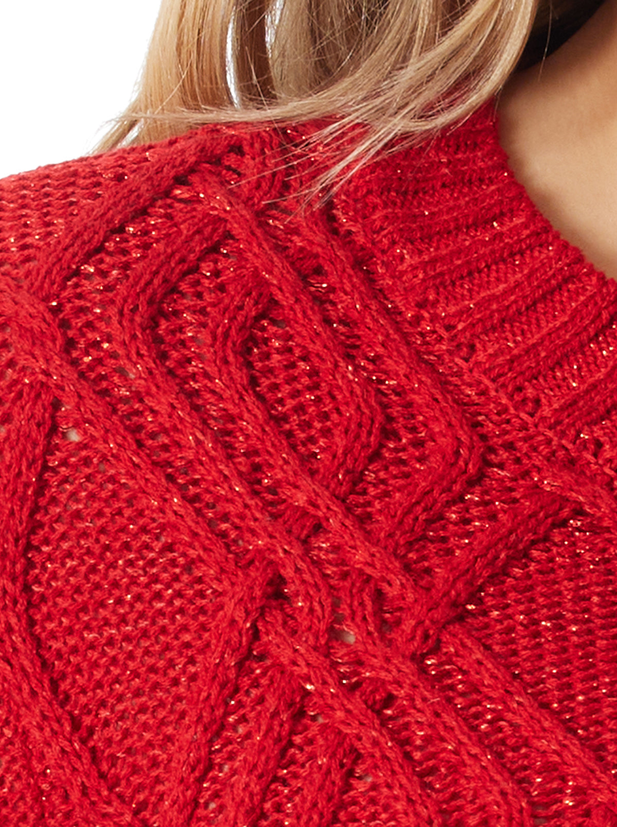 Ayaan Sweater in Scarlet Sage | Jessica Simpson Women