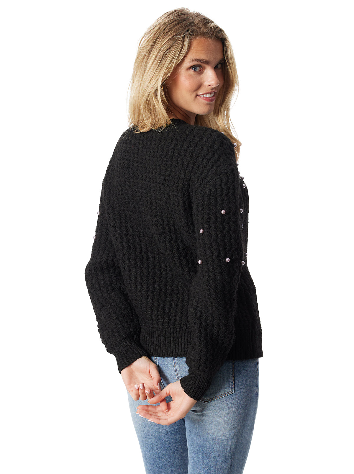 Kamari Sweater in Black | Jessica Simpson Women