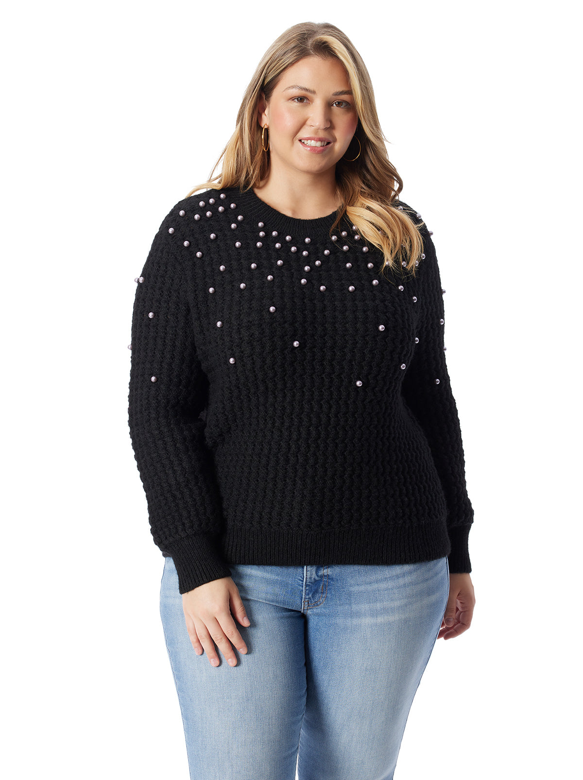 Kamari Sweater in Black | Jessica Simpson Women