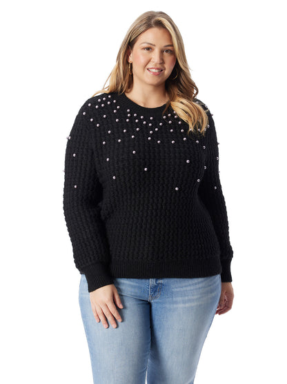 Kamari Sweater in Black | Jessica Simpson Women