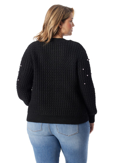 Kamari Sweater in Black | Jessica Simpson Women