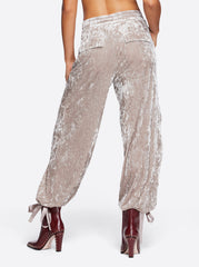 Velvet Cargo Pant in Pearl Grey | Jessica Simpson Women