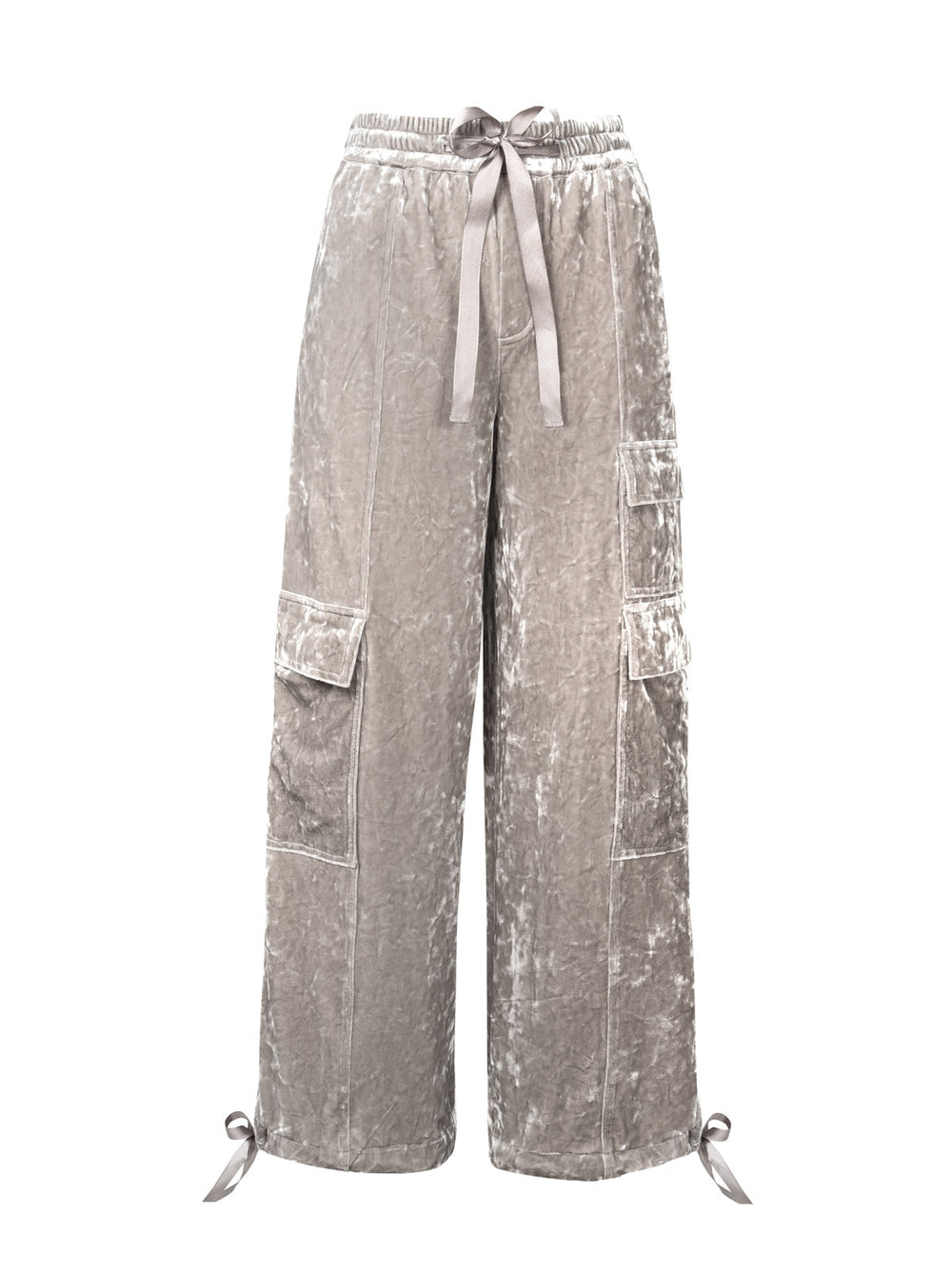 Velvet Cargo Pant in Pearl Grey | Jessica Simpson Women