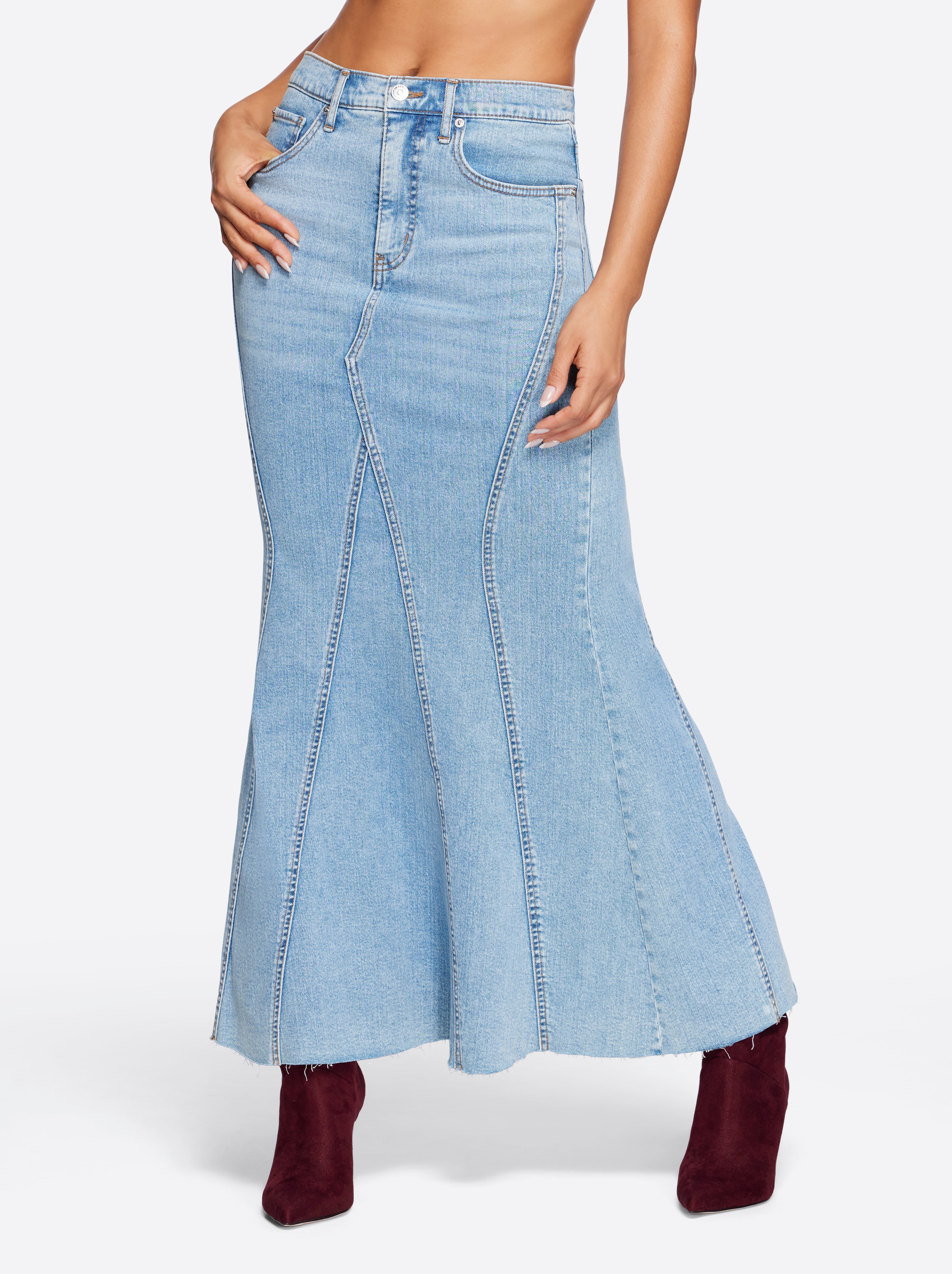Denim Skirt in Open Book | Jessica Simpson Women
