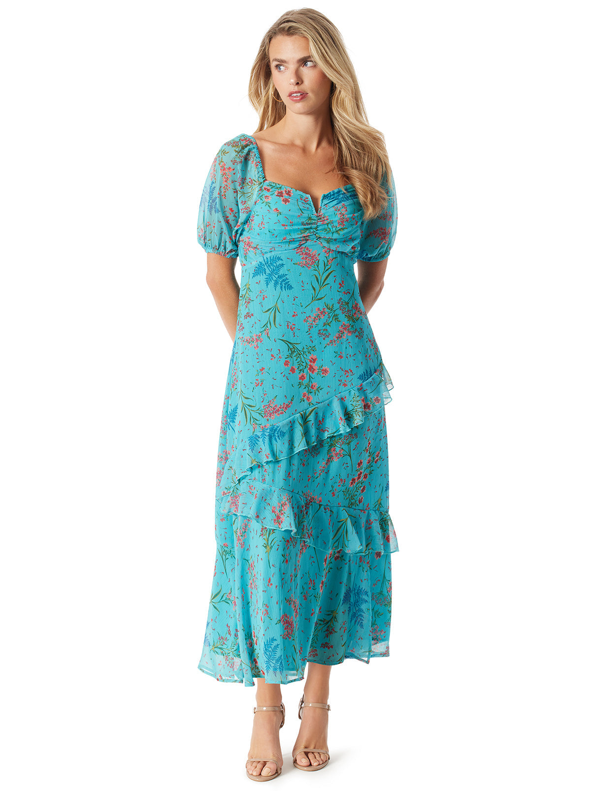 Aberash Dress in Baltic-Field Floral | Jessica Simpson Women