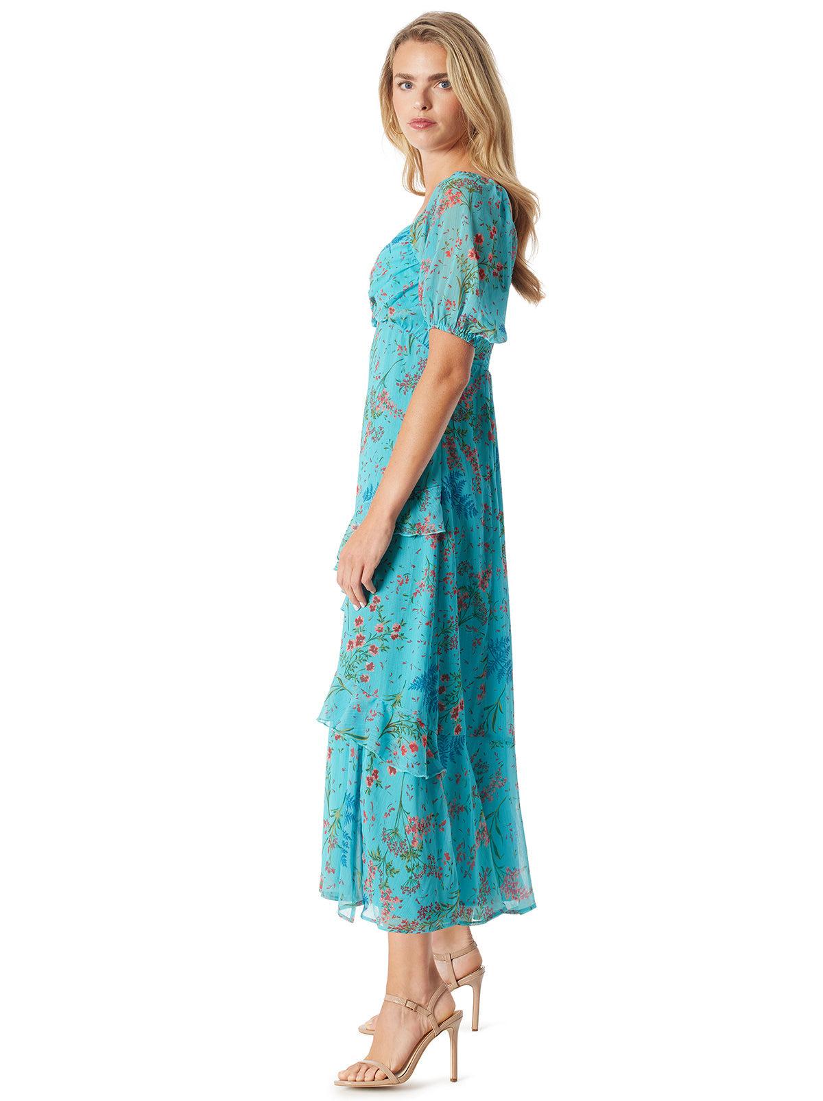 Aberash Dress in Baltic-Field Floral | Jessica Simpson Women