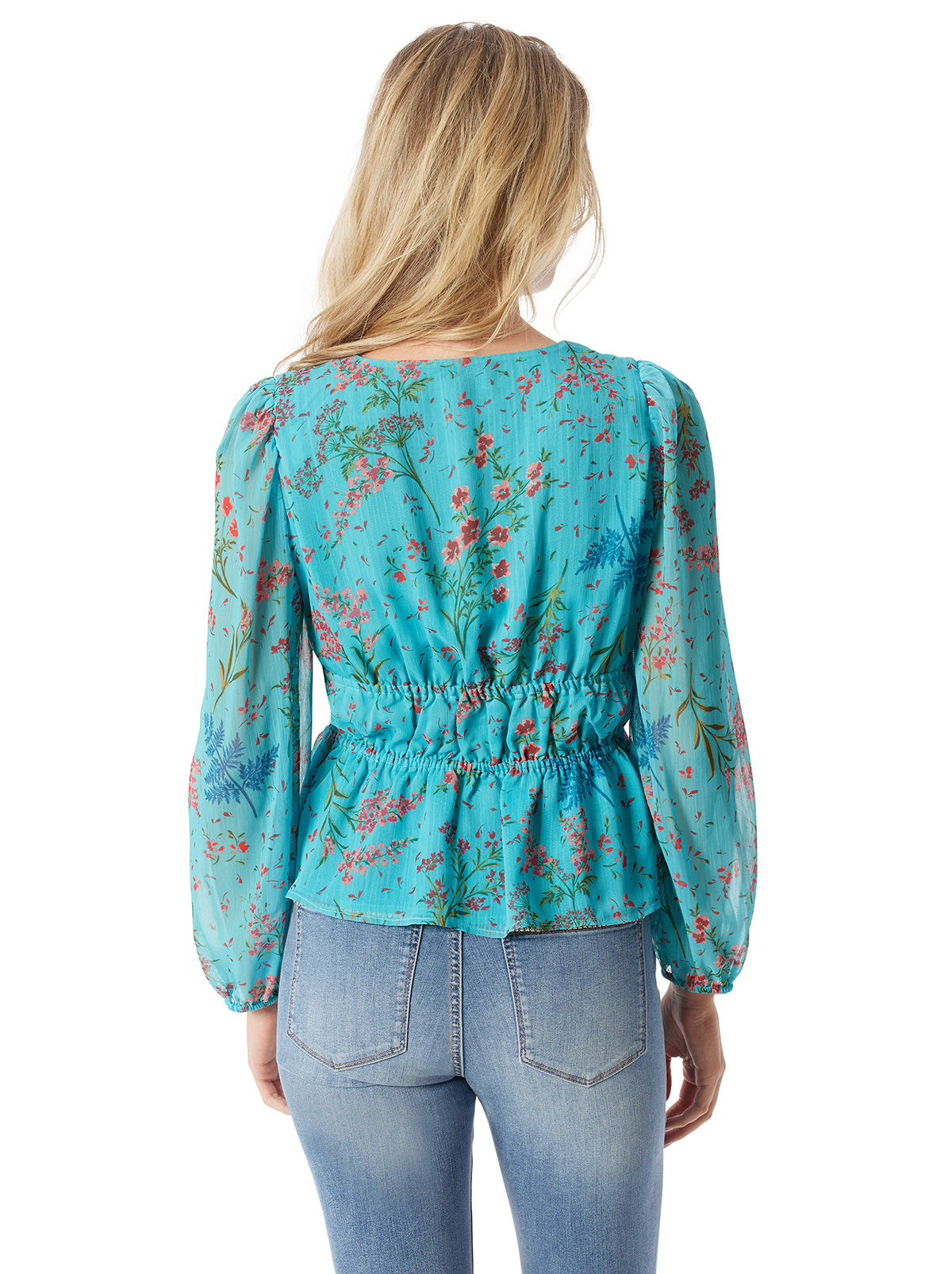 Marjani Top in Baltic-Field Floral | Jessica Simpson Women