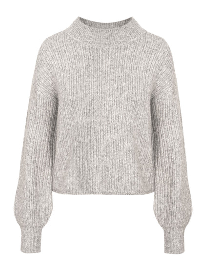 Portia Sweater in Heather Grey | Jessica Simpson Women