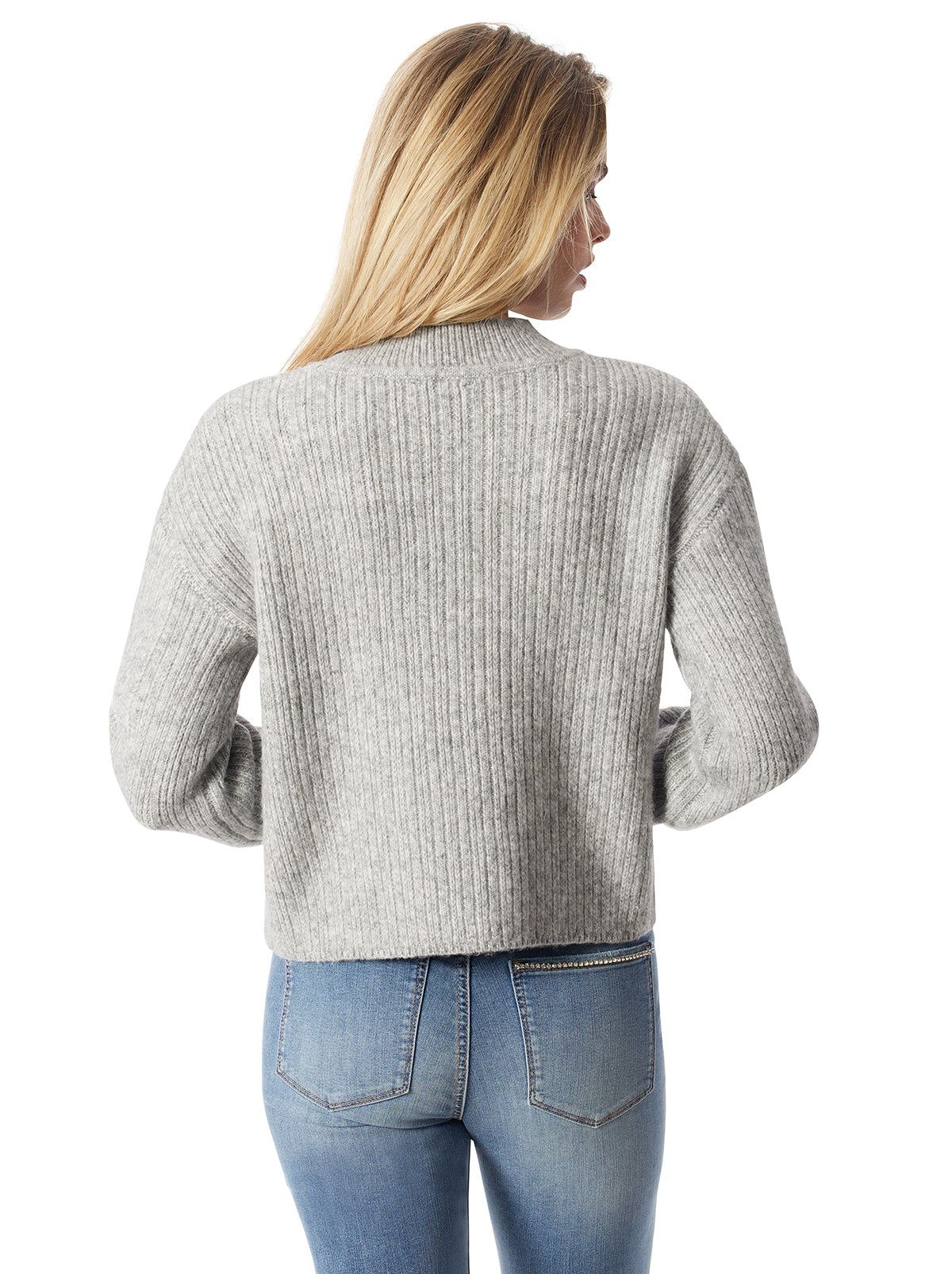 Portia Sweater in Heather Grey | Jessica Simpson Women