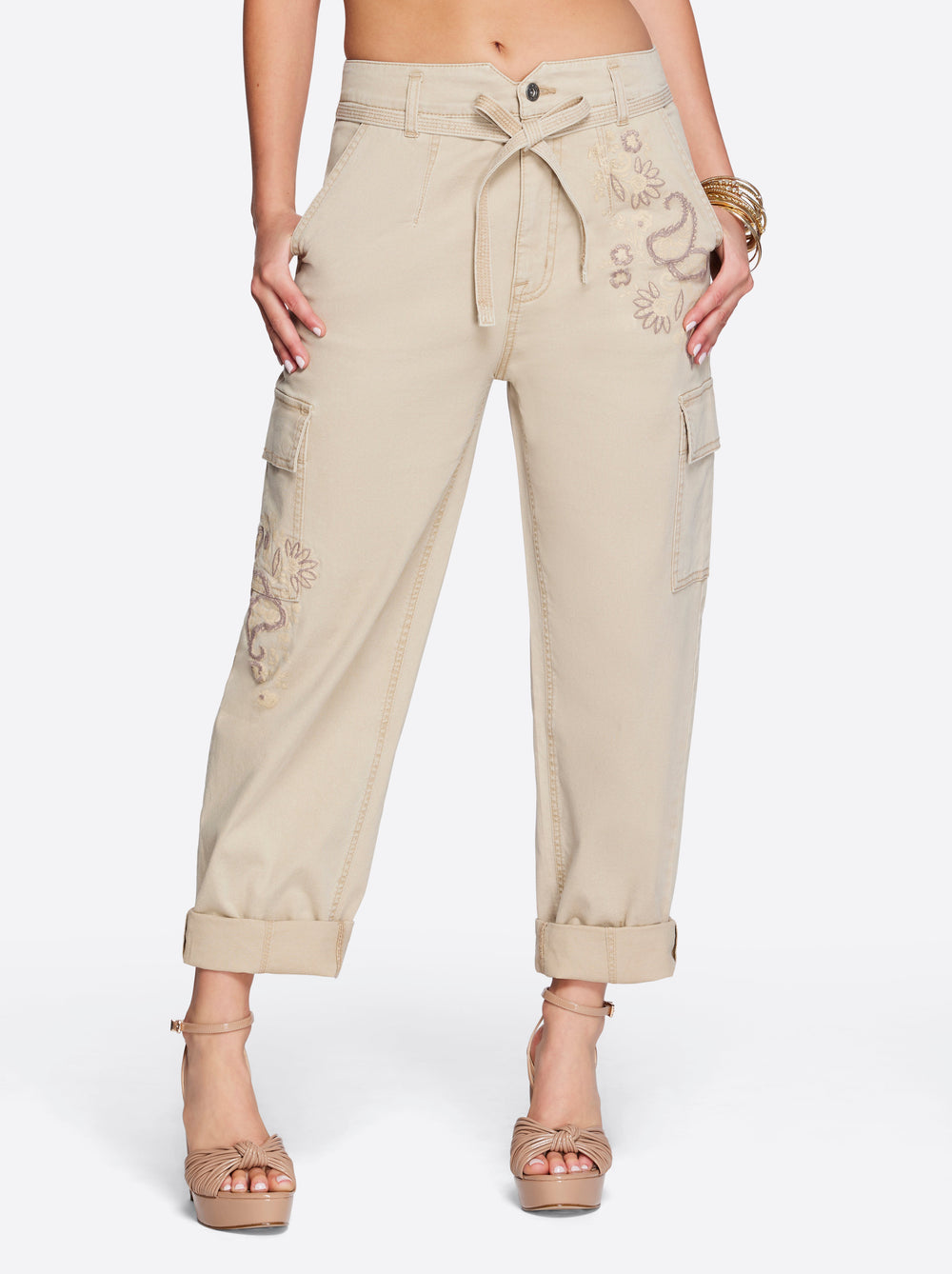 Allie Cargo Pant in Khaki | Jessica Simpson Women