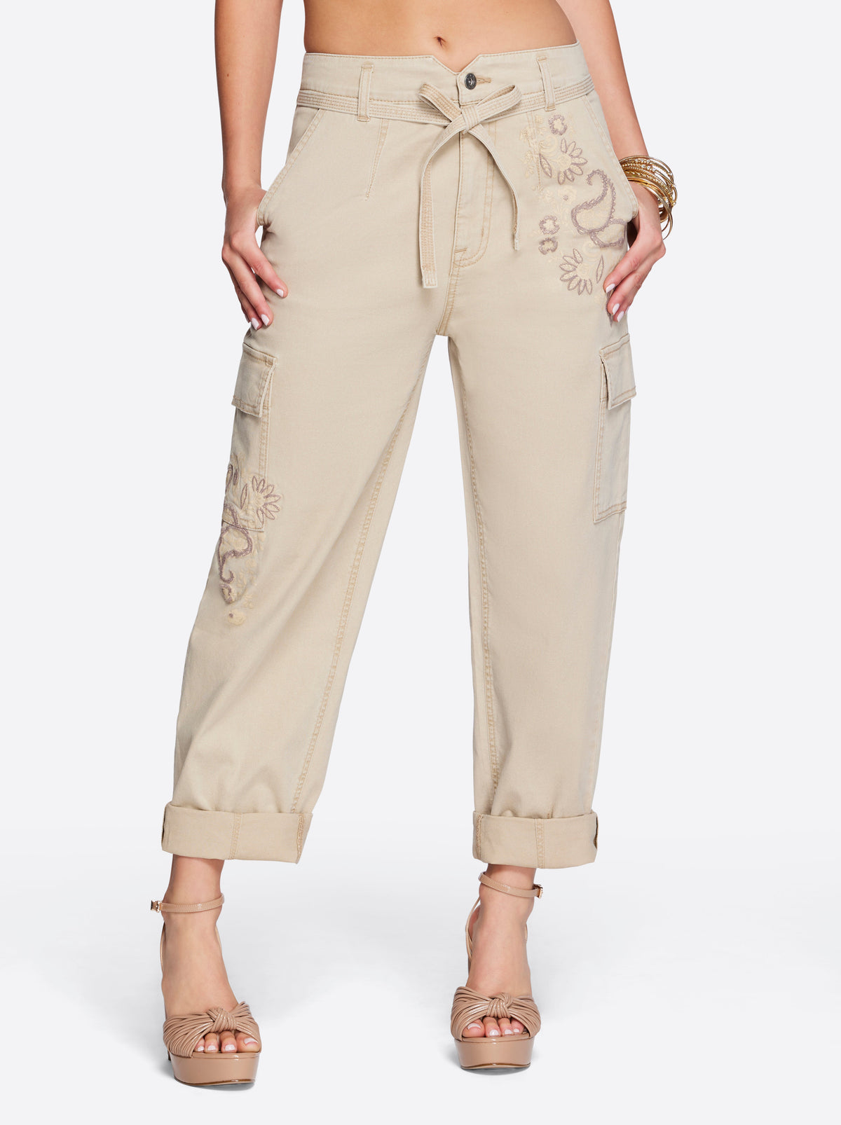 Allie Cargo Pant in Khaki | Jessica Simpson Women