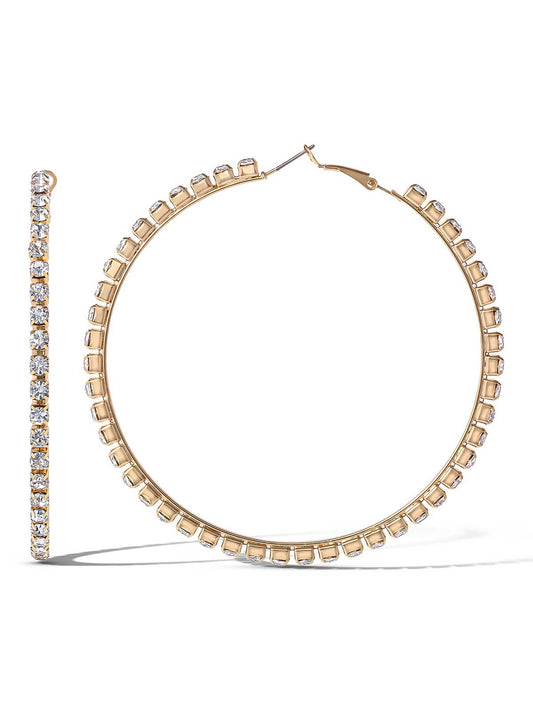 Crystal Hoop Earring | Jessica Simpson Accessories