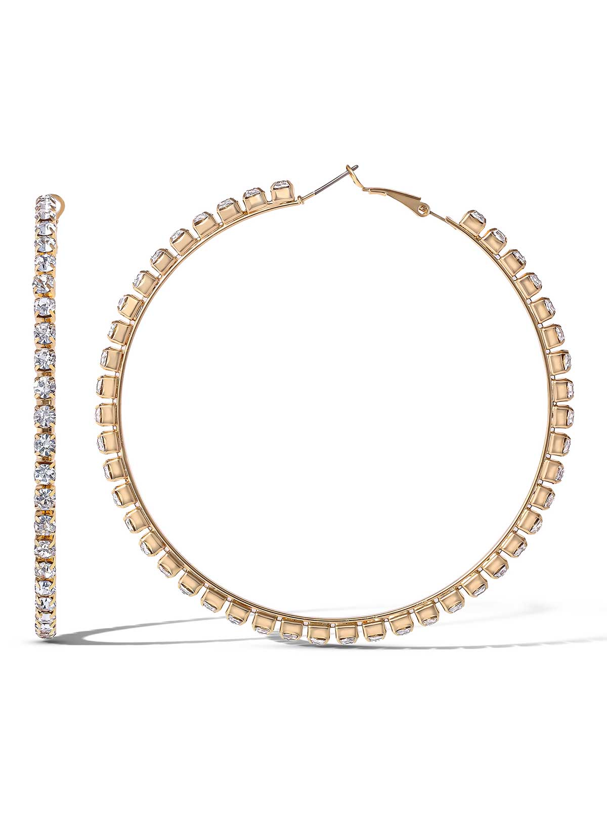 Crystal Hoop Earring | Jessica Simpson Accessories