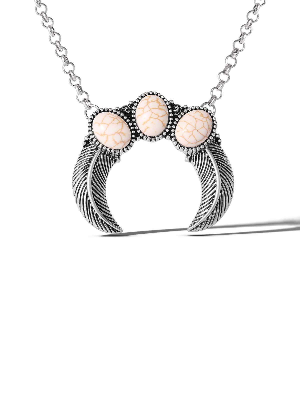 Stone Horn Necklace | Jessica Simpson Accessories