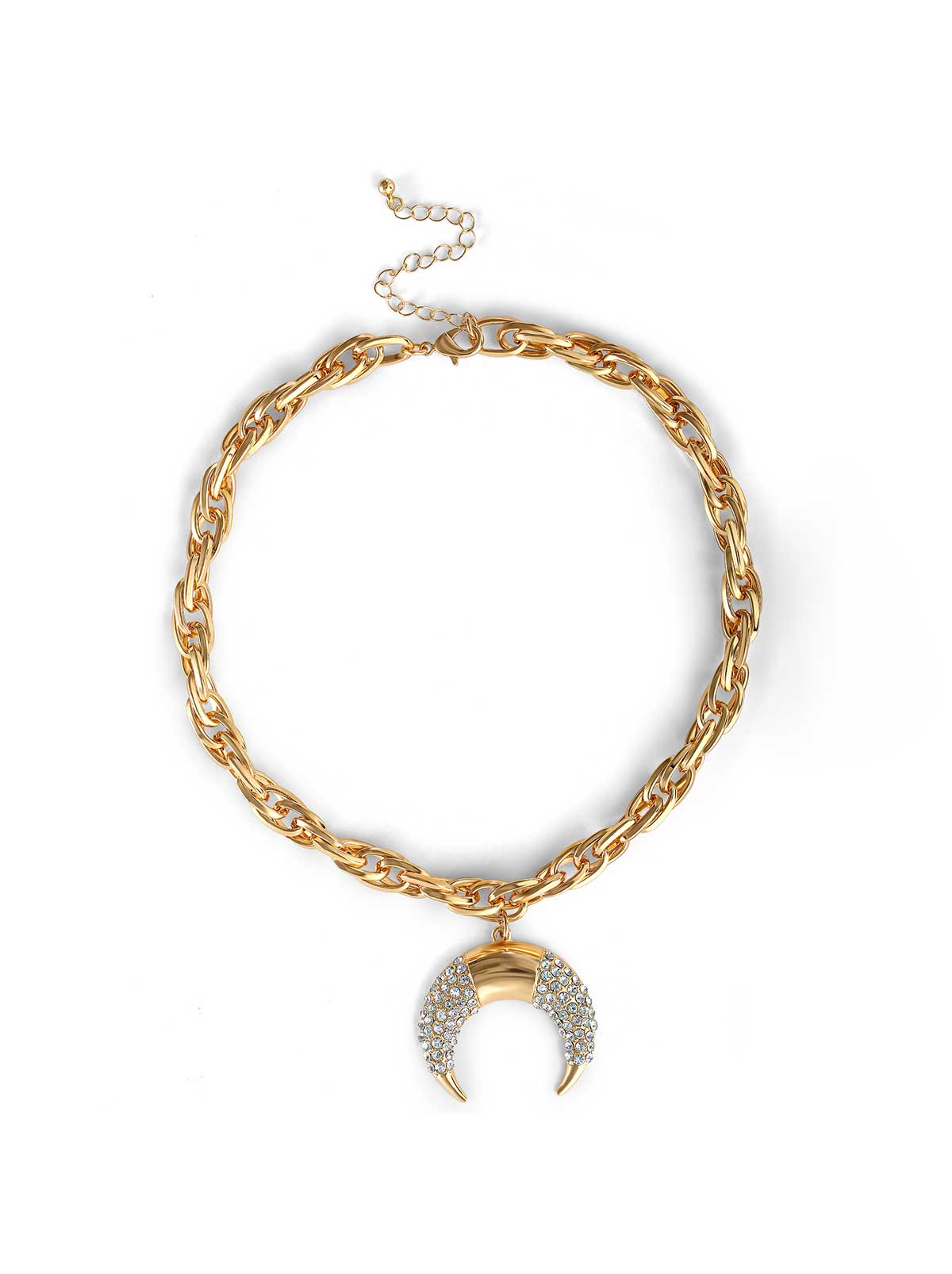 Pave Horn Necklace | Jessica Simpson Accessories