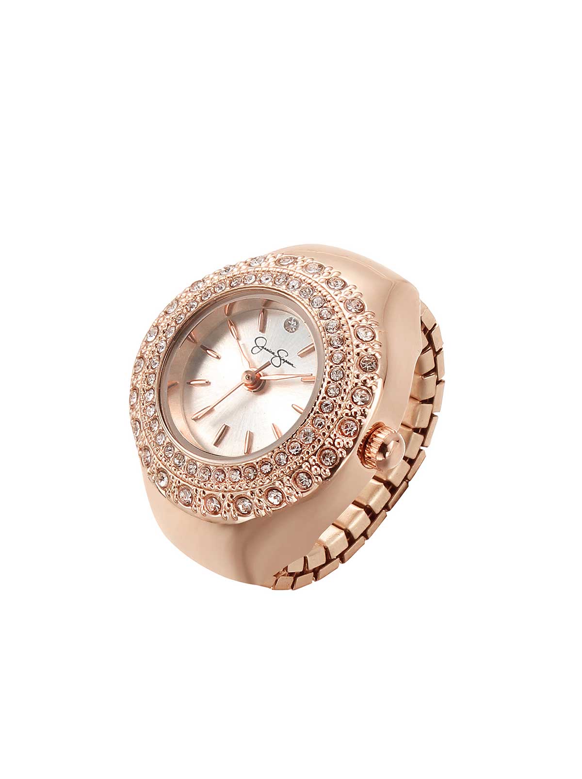 Crystal Ring Watch in Rose Gold | Jessica Simpson Accessories