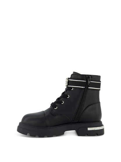 Little Girls' Rosa Brooch Boot in Black | Jessica Simpson Women