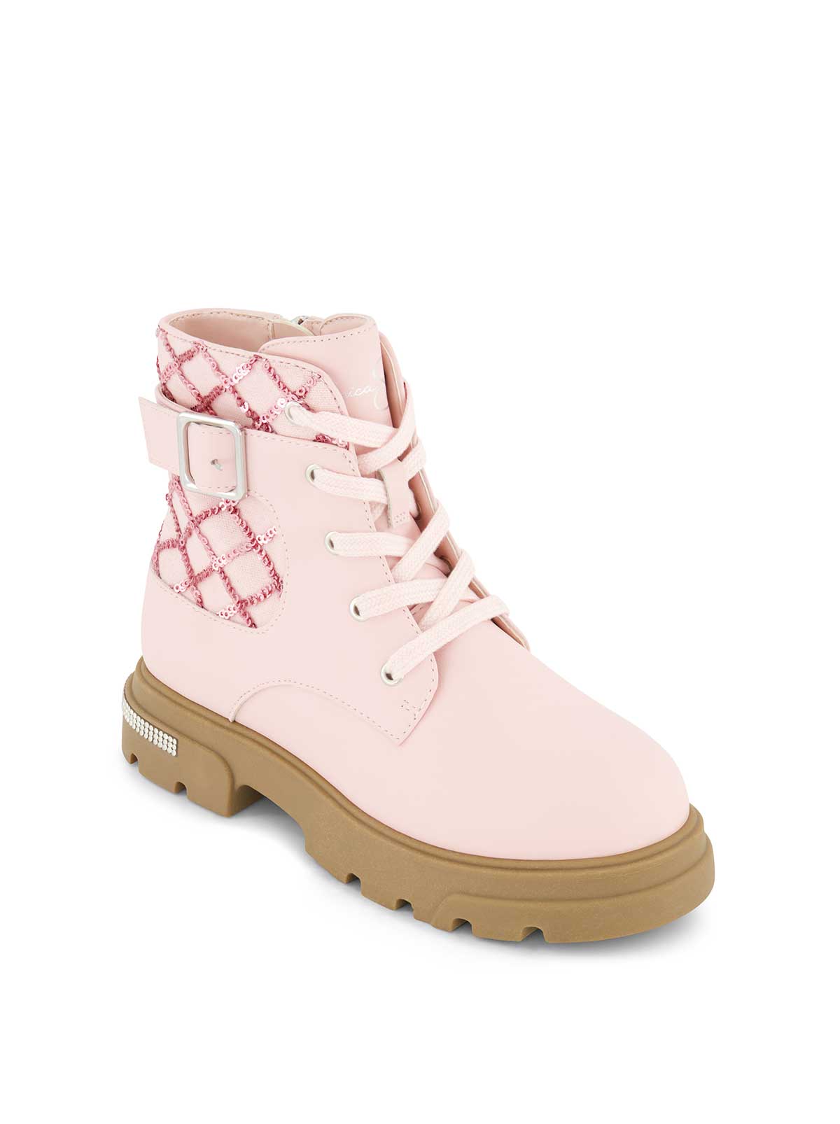 Little Girls' Rosa Buckle Boot in Blush | Jessica Simpson Women