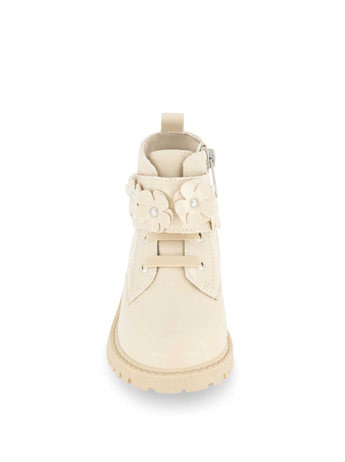 Toddler Daria Flower Moto Boot in Sand | Jessica Simpson Women