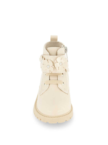 Toddler Daria Flower Moto Boot in Sand | Jessica Simpson Women