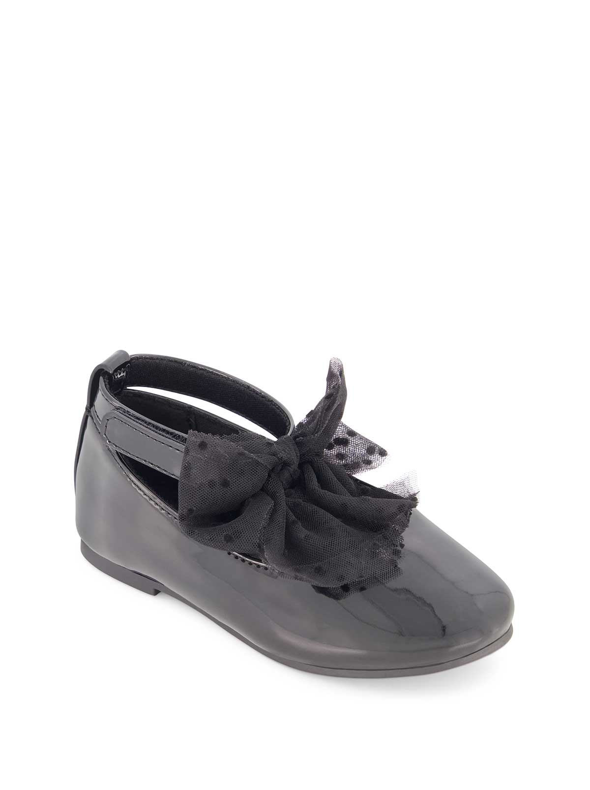 Toddler Amy Tulle Ballet Flat in Black | Jessica Simpson Women