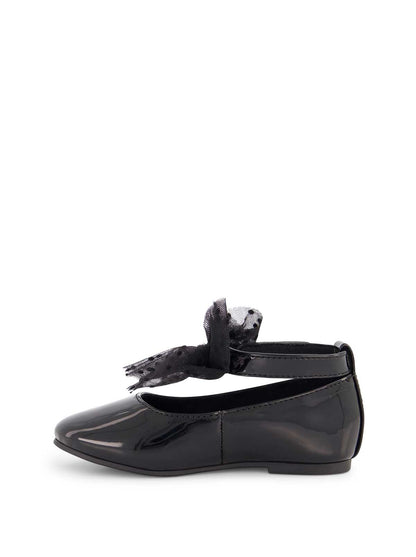 Toddler Amy Tulle Ballet Flat in Black | Jessica Simpson Women