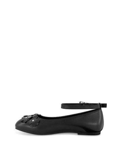 Little Girls' Amy Petal Ballet Flat in Black | Jessica Simpson Women