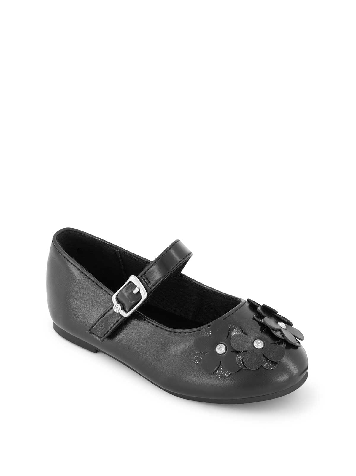 Toddler Amy Petal Ballet Flat in Black | Jessica Simpson Women