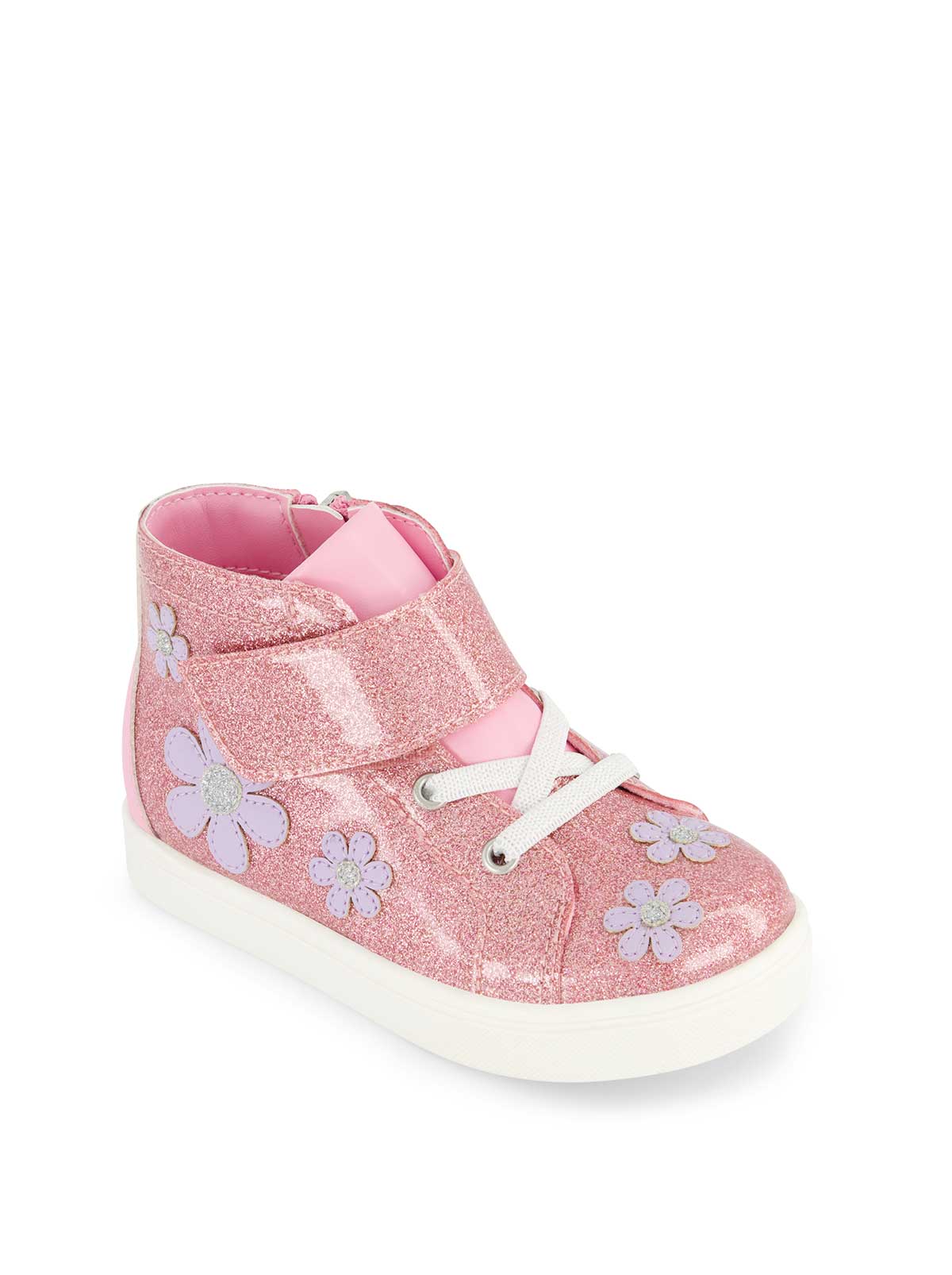 Toddler Gretchen Flower High Top Sneaker in Pink | Jessica Simpson Women