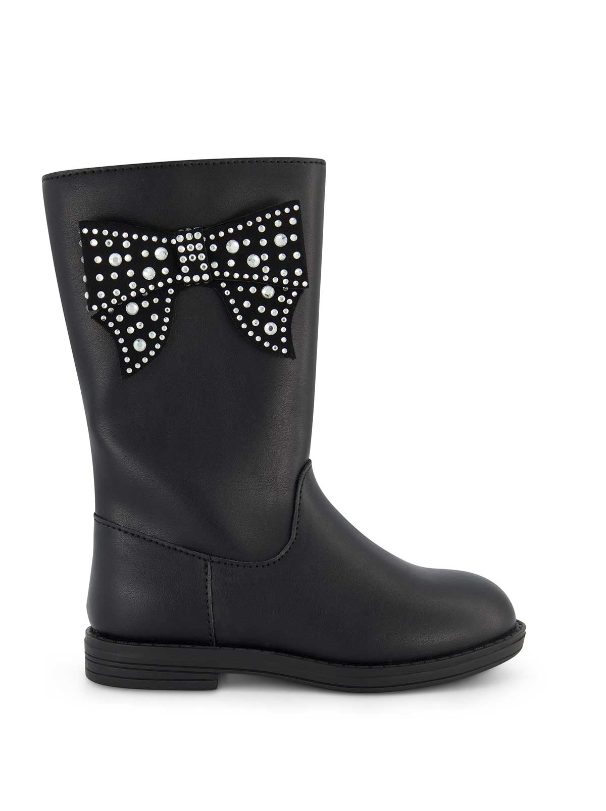 Toddler Evie Ribbon Boot in Black | Jessica Simpson Women