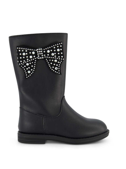 Toddler Evie Ribbon Boot in Black | Jessica Simpson Women