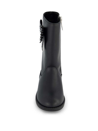 Toddler Evie Ribbon Boot in Black | Jessica Simpson Women