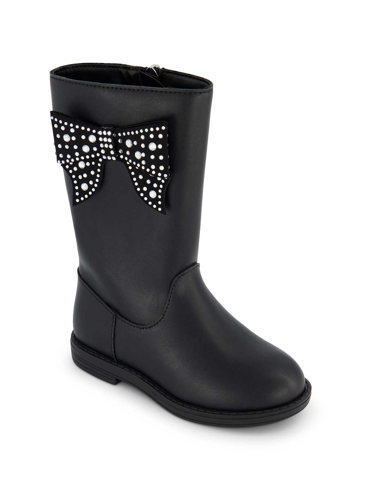 Toddler Evie Ribbon Boot in Black | Jessica Simpson Women
