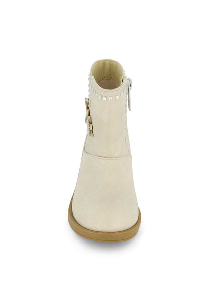 Toddler Evie Flower Boot in Cream | Jessica Simpson Women