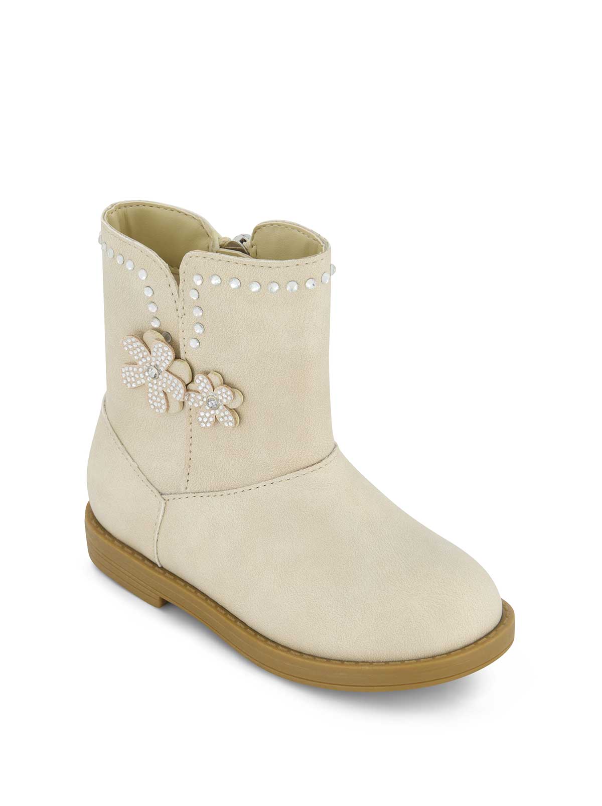 Toddler Evie Flower Boot in Cream | Jessica Simpson Women