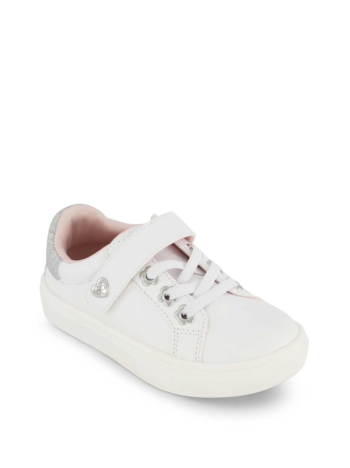 Toddler Gina Bijou Low Sneaker in White | Jessica Simpson Women