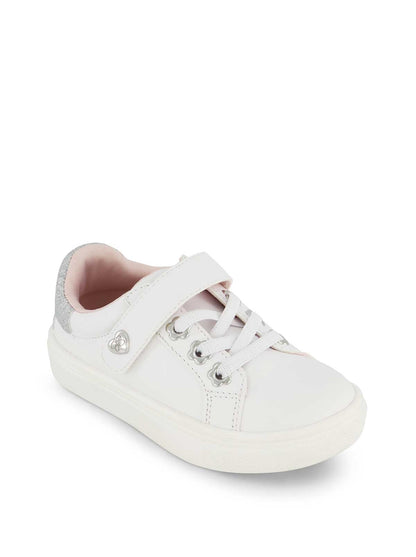 Toddler Gina Bijou Low Sneaker in White | Jessica Simpson Women
