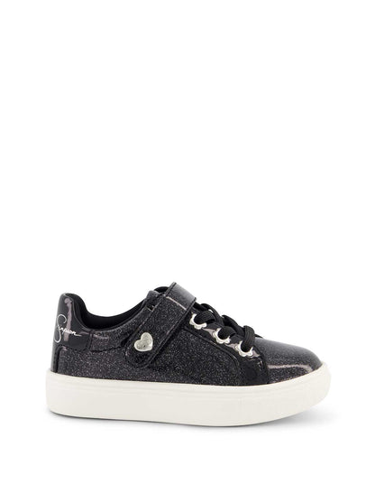 Toddler Gina Bijou Low Sneaker in Black | Jessica Simpson Women