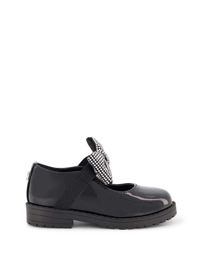 Toddler Aubrey Bow Flat in Black | Jessica Simpson Women