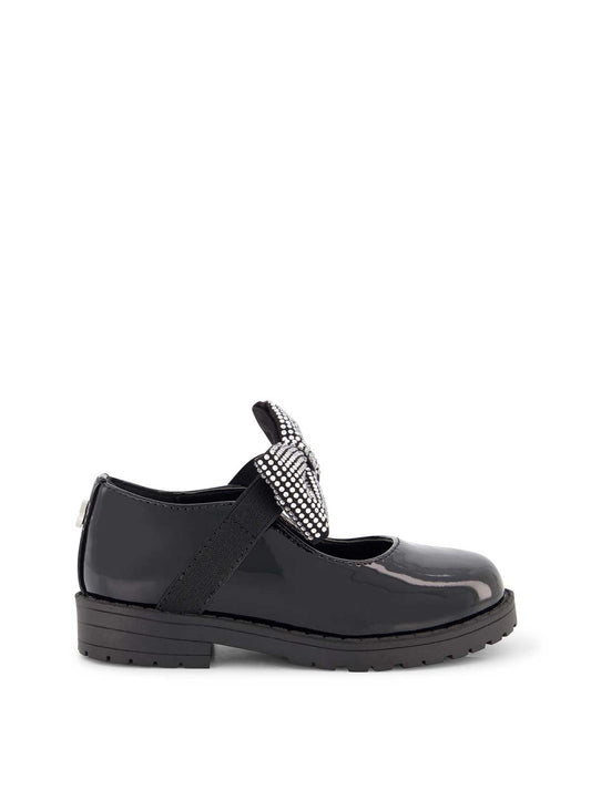 Toddler Aubrey Bow Flat in Black | Jessica Simpson Women