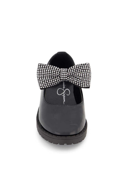 Toddler Aubrey Bow Flat in Black | Jessica Simpson Women