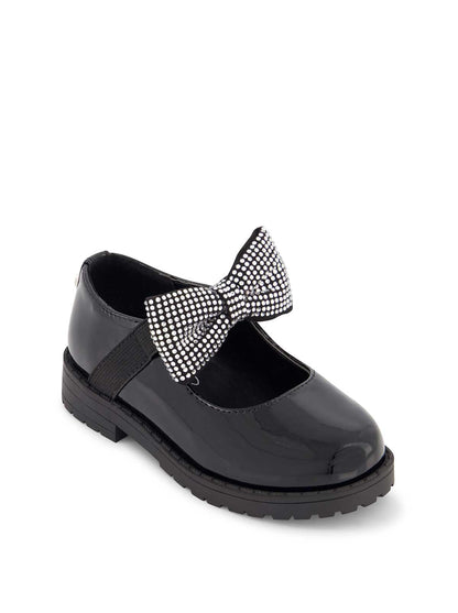 Toddler Aubrey Bow Flat in Black | Jessica Simpson Women