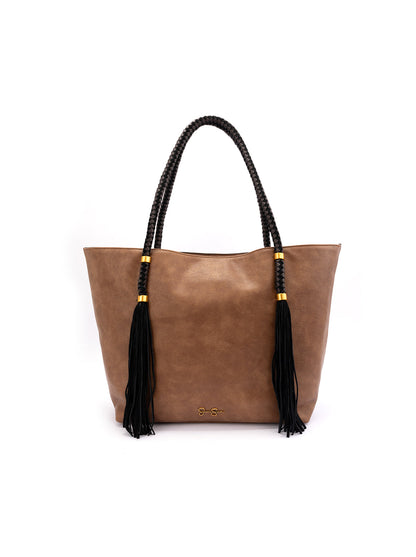 Darlene Tote in Almond Brown Multi | Jessica Simpson Accessories