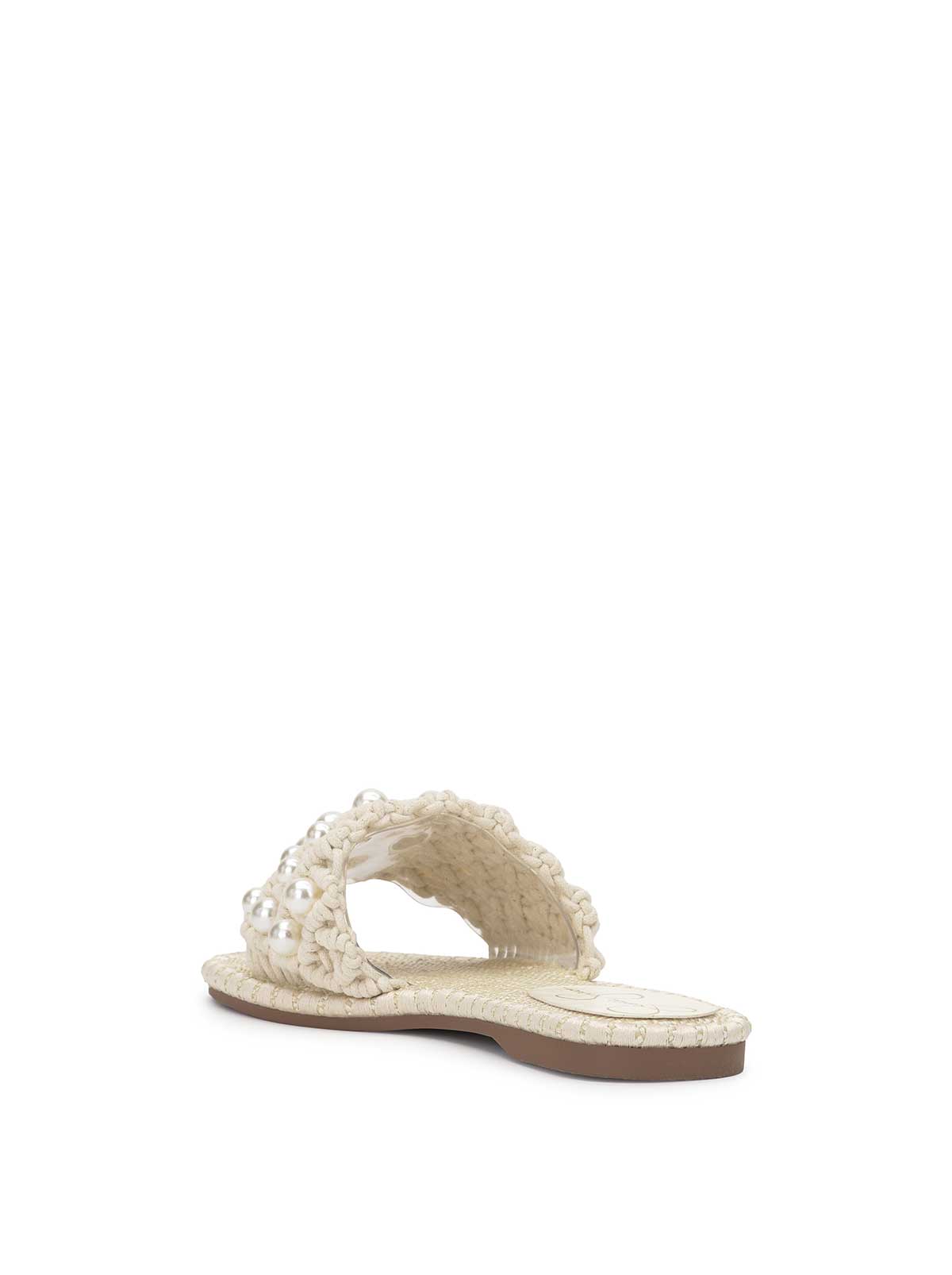 Brennara Flat Sandal in Cream | Jessica Simpson Women