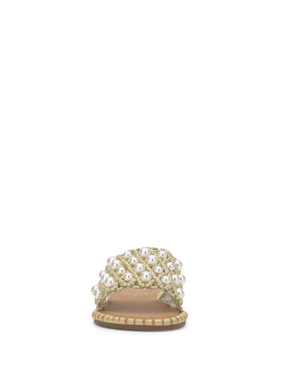 Brennara Flat Sandal in Soft Gold | Jessica Simpson Women